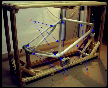 3MDP420-碳纖維自行車架